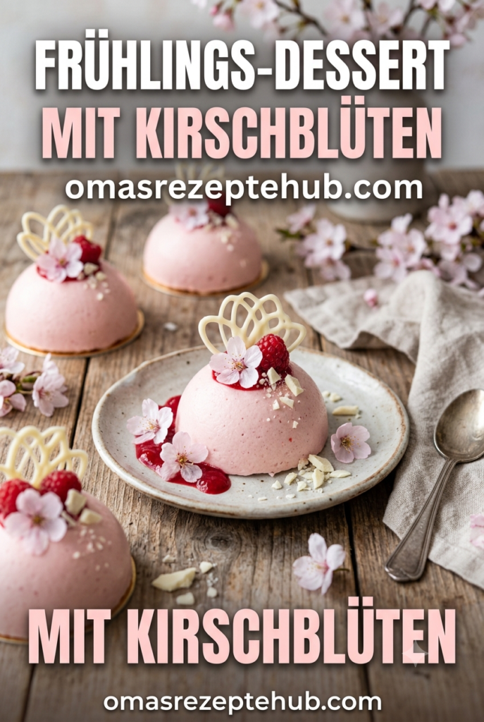 Leichte Kirschblüten-Mousse-Kuppeln – Elegantes Dessert für besondere Anlässe