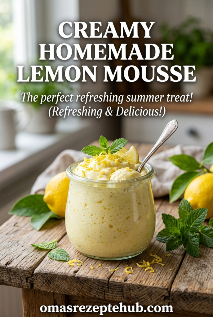 Schnelle Zitronenmousse Rezept