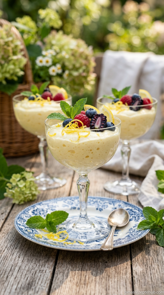Schnelle Zitronenmousse Rezept