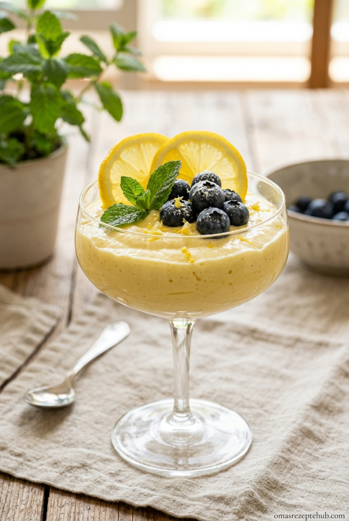 Schnelle Zitronenmousse Rezept