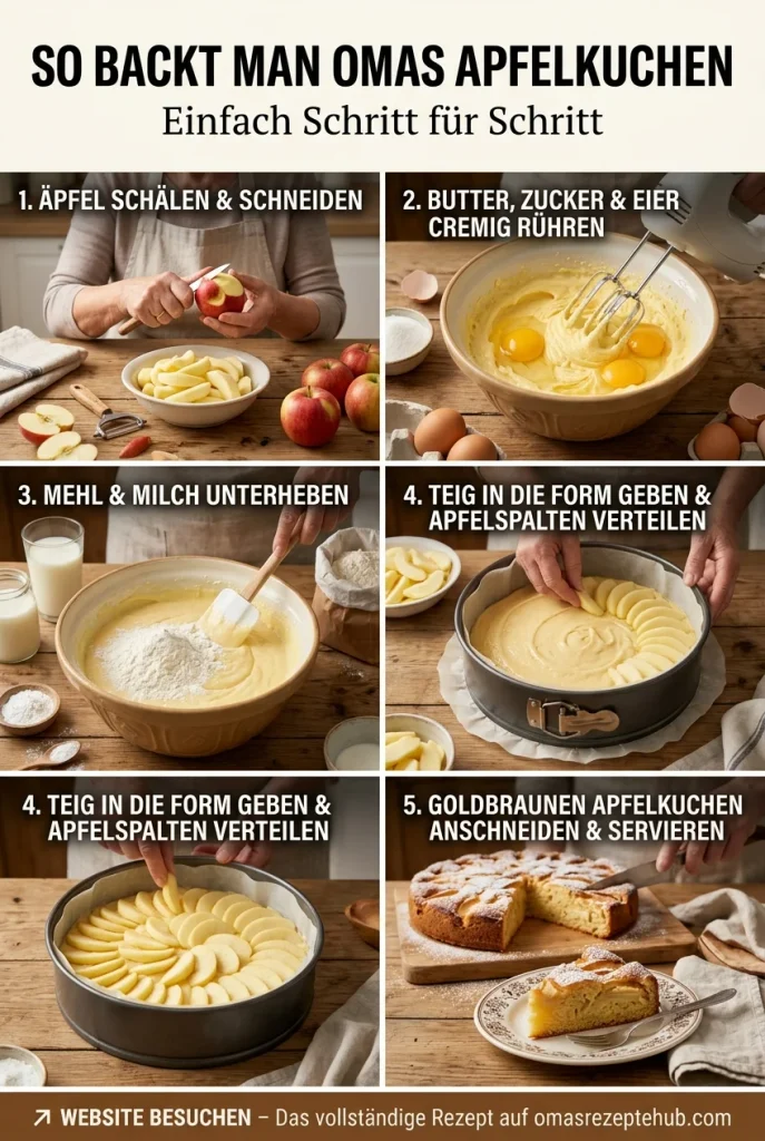 Deutscher Omas Apfelkuchen