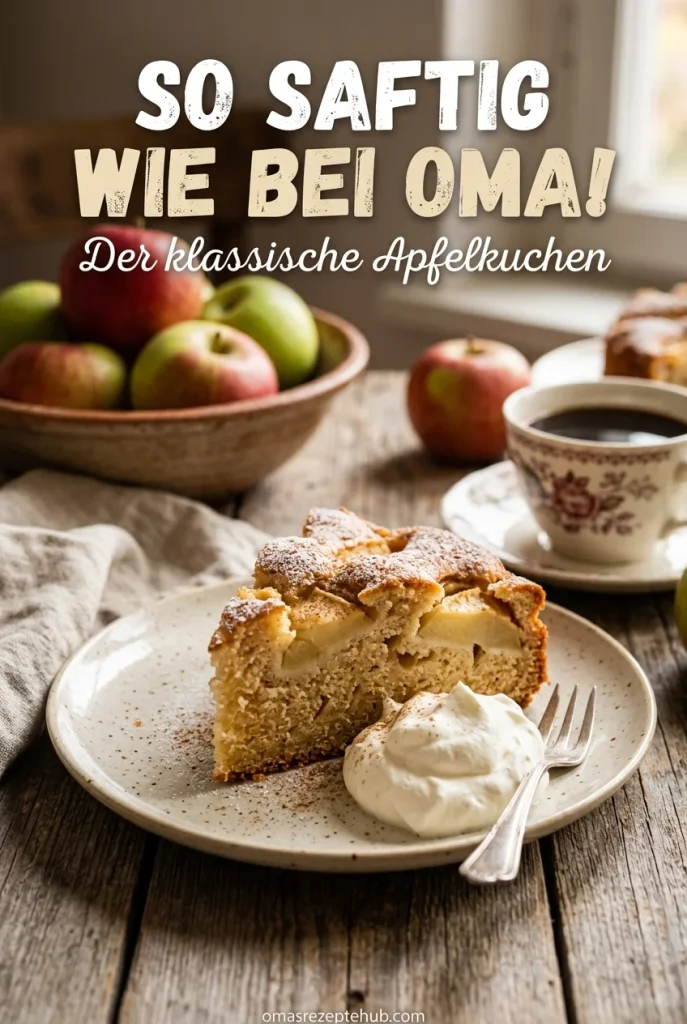 Deutscher Omas Apfelkuchen