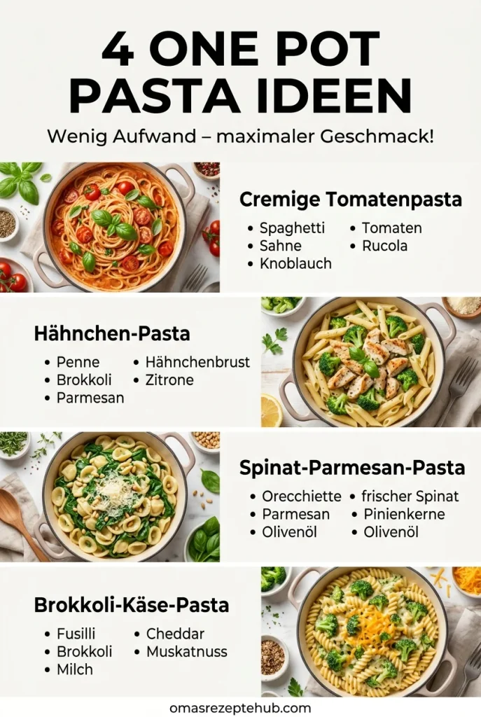 Einfache One Pot Pasta Rezepte