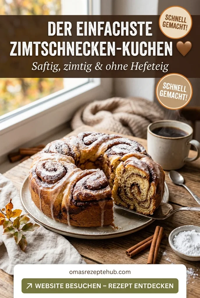 einfacher Zimtschnecken-Kuchen