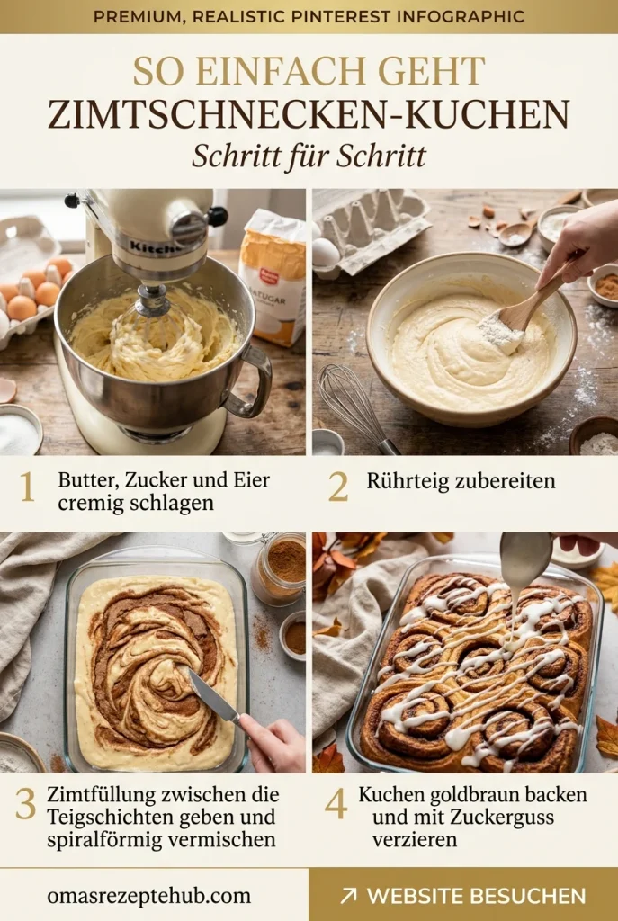 einfacher Zimtschnecken-Kuchen
