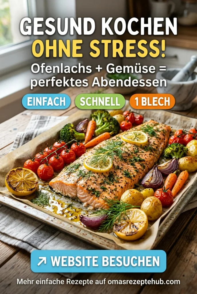 Gesunder Ofenlachs mit Gemüse