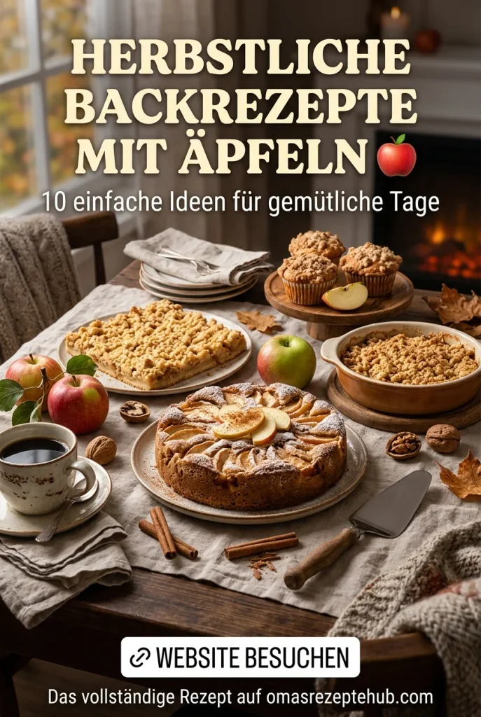 Herbstliche Backrezepte mit Äpfeln