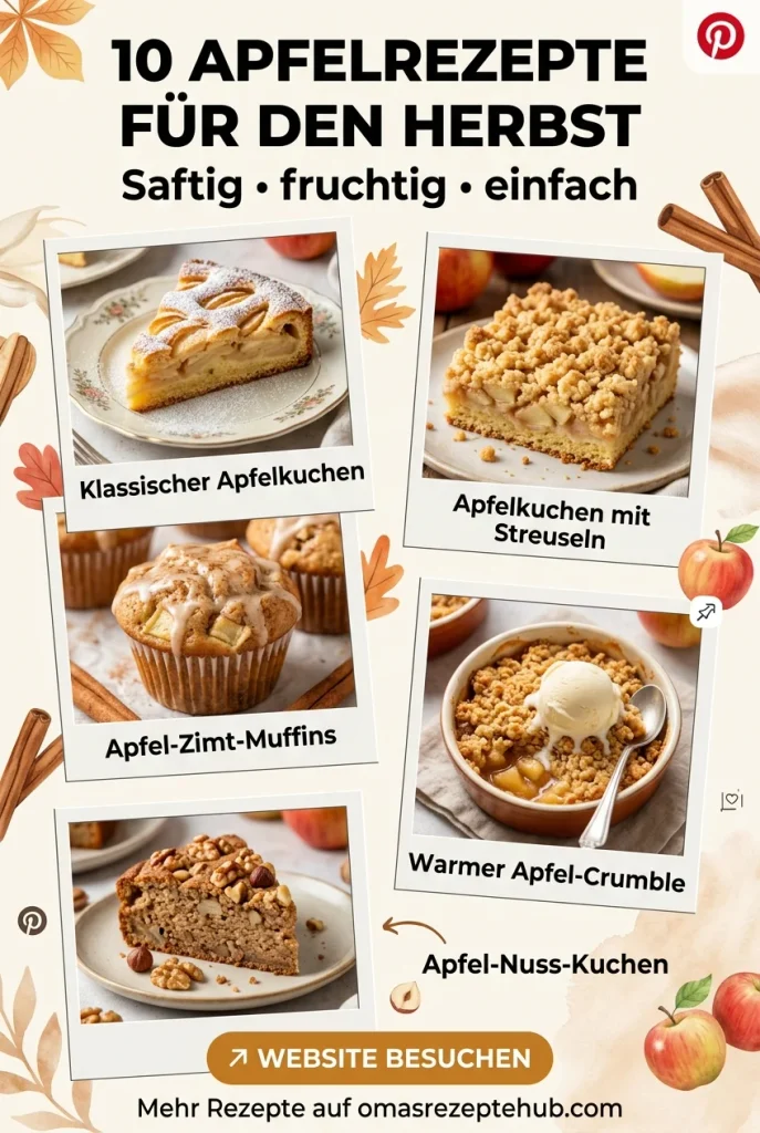 Herbstliche Backrezepte mit Äpfeln