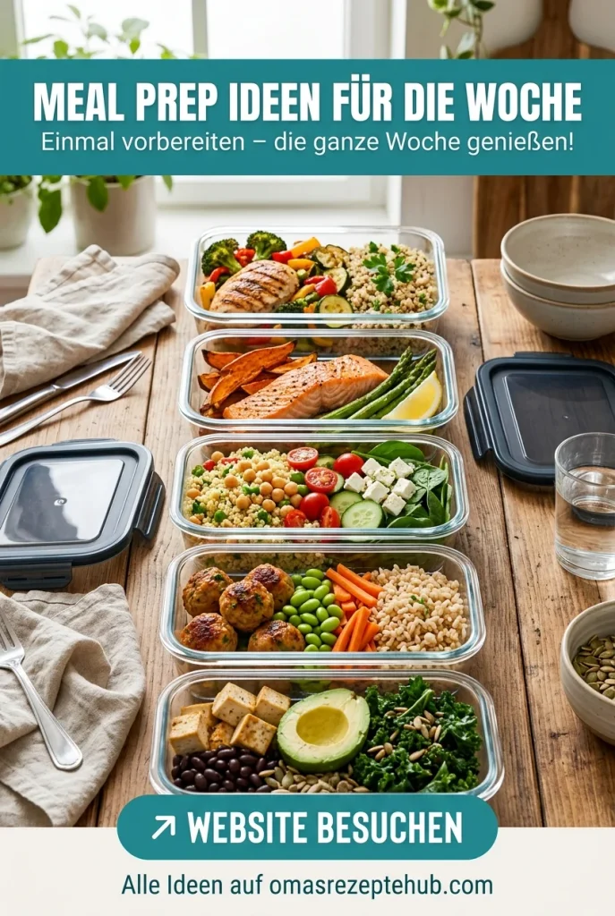 Meal Prep Ideen für die Woche 10 einfache Rezepte zum Vorbereiten