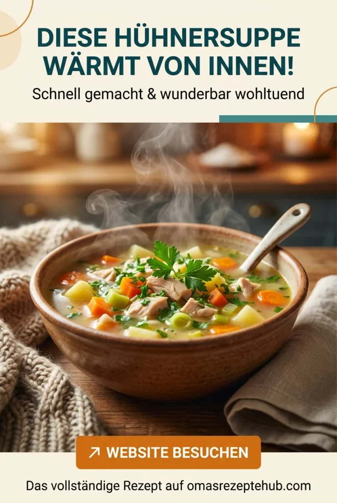Schnelle Hühnersuppe bei Erkältung