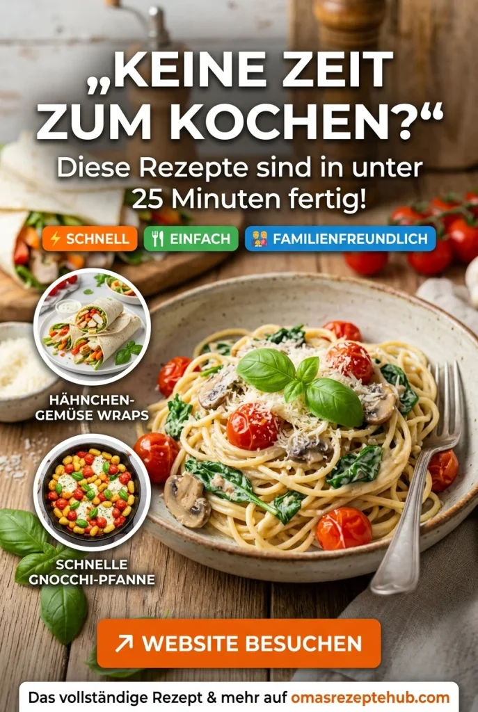 Schnelle Rezepte unter 25 Minuten