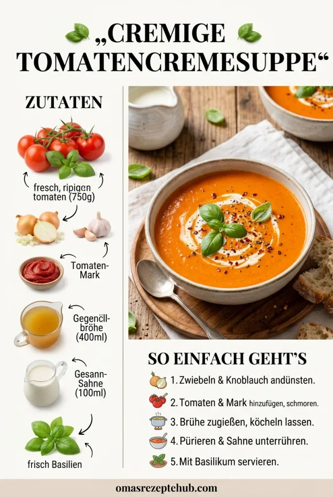 Tomatencremesuppe selber machen