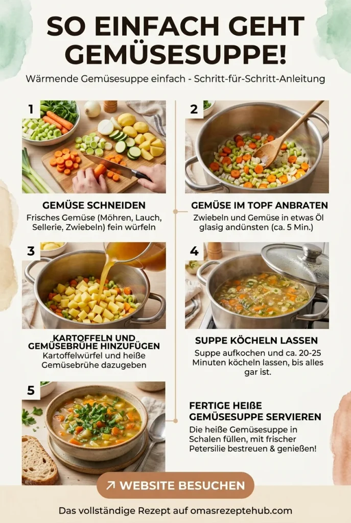 Wärmende Gemüsesuppe einfach