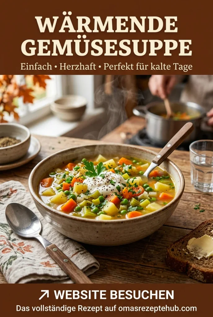 Wärmende Gemüsesuppe einfach
