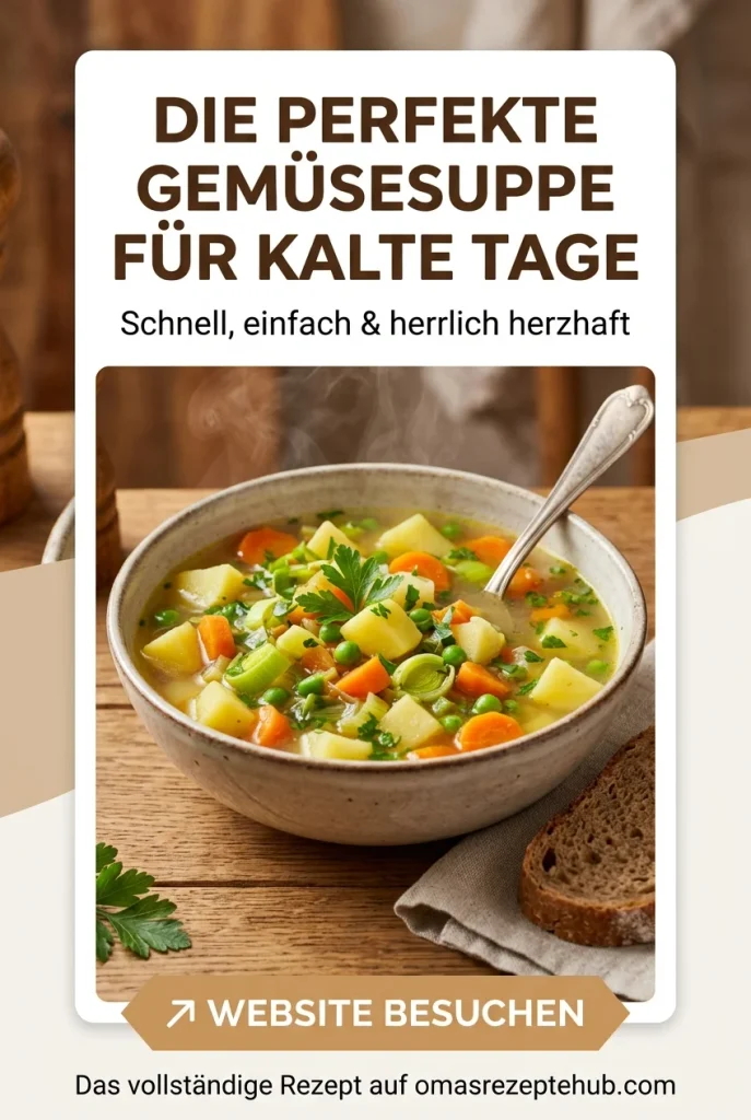Wärmende Gemüsesuppe einfach