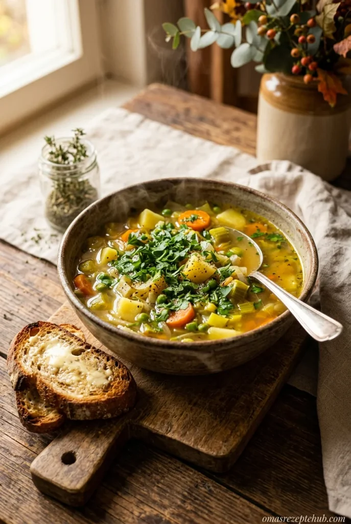 Wärmende Gemüsesuppe einfach