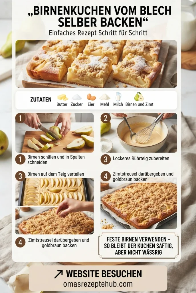 birnenkuchen blech
