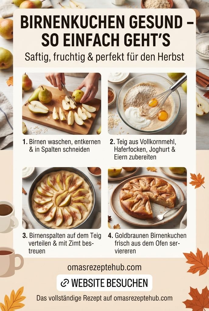 Birnenkuchen gesund