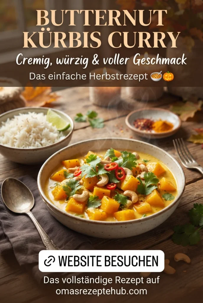 Butternut Kürbis Curry