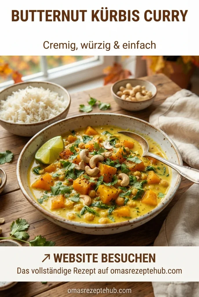 Butternut Kürbis Curry