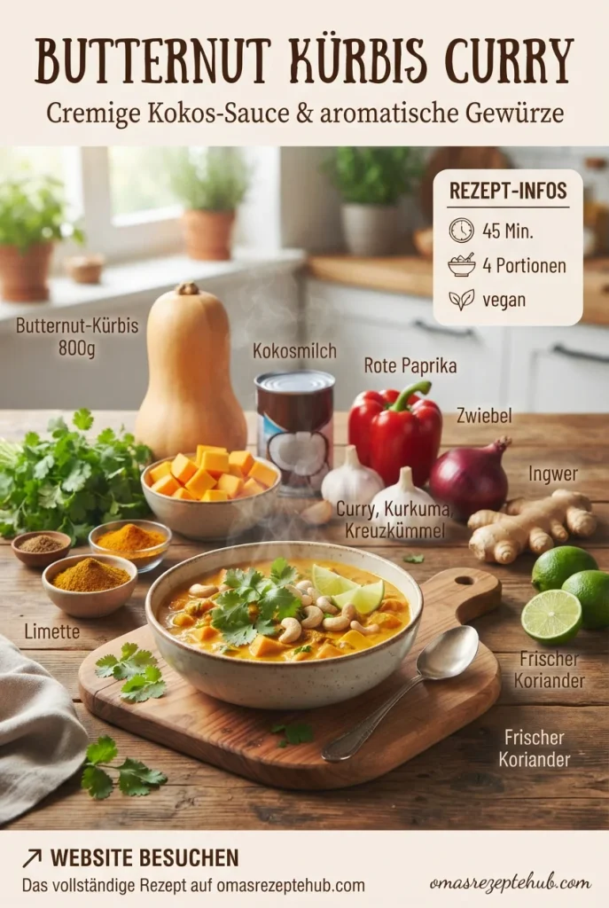 Butternut Kürbis Curry