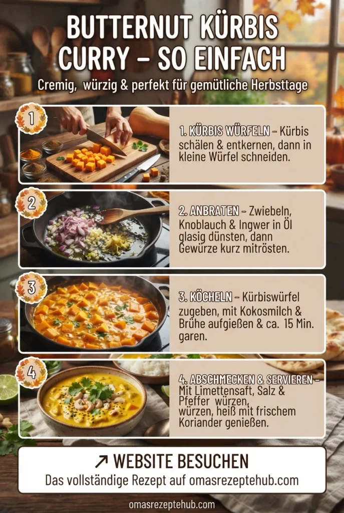 Butternut Kürbis Curry