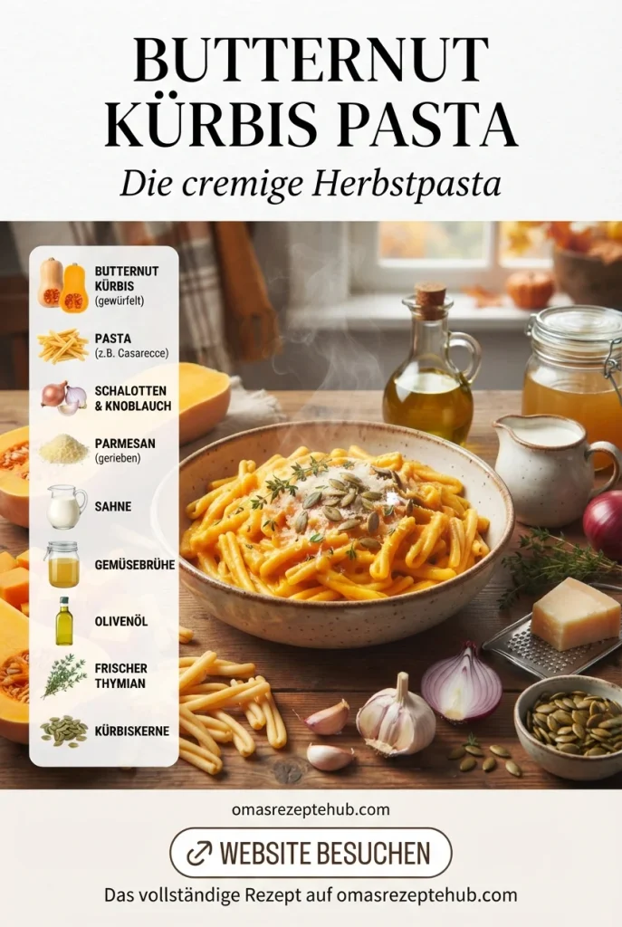 Butternut Kürbis Pasta