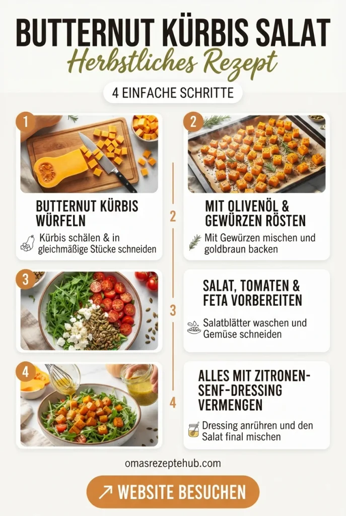 Butternut Kürbis Salat