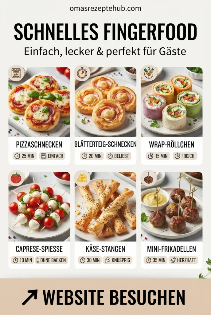 Fingerfood Rezepte schnell