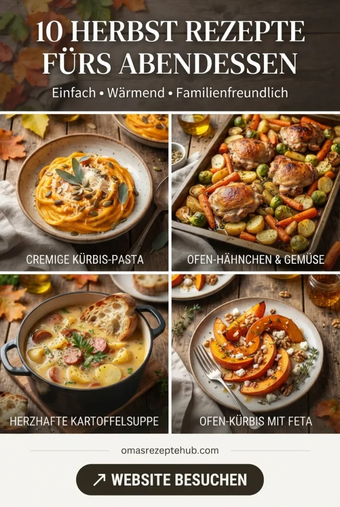 Herbst Rezepte Abendessen