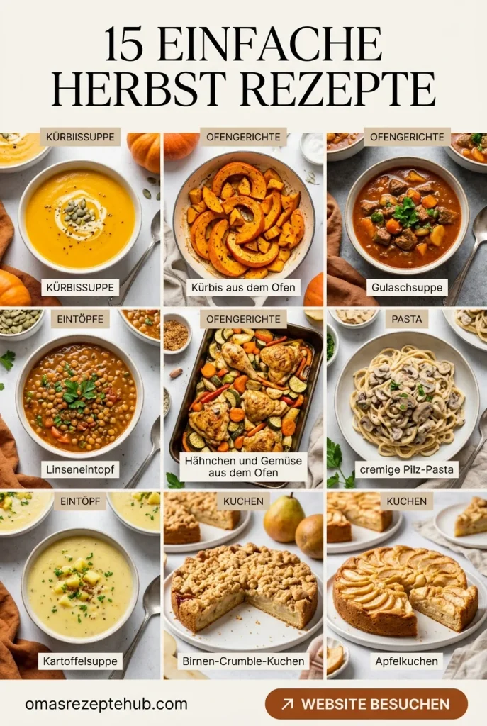 herbst rezepte einfach
