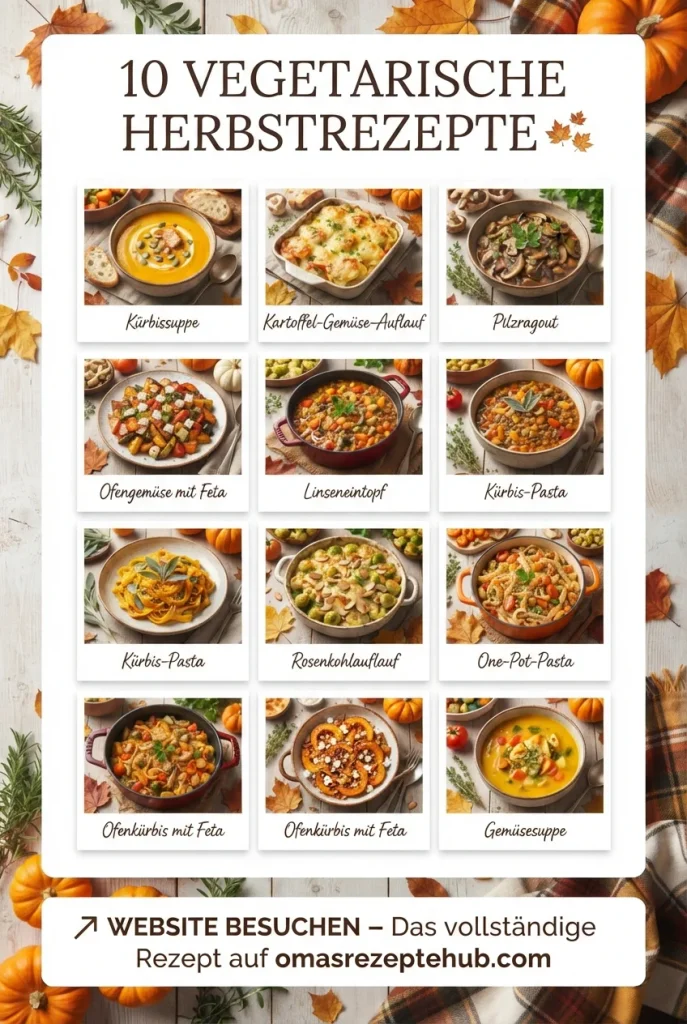 Herbst Rezepte vegetarisch
