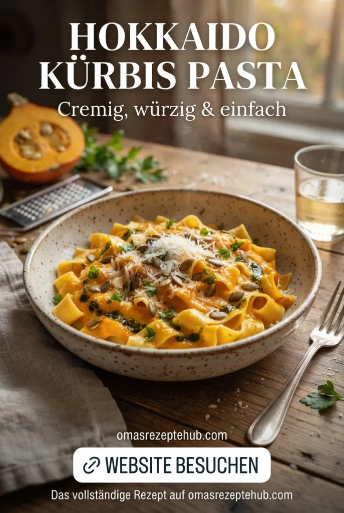 Hokkaido Kürbis Pasta Rezept