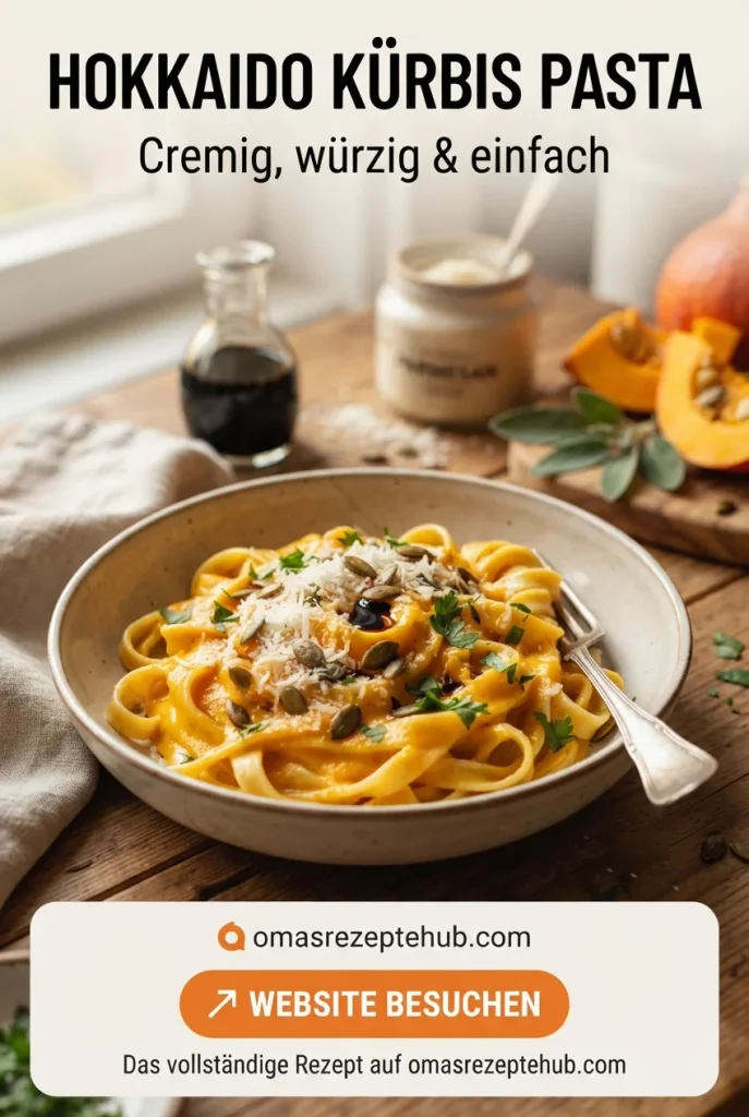 Hokkaido Kürbis Pasta Rezept
