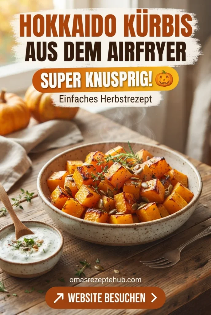  Hokkaido Kürbis Rezept für den Airfryer