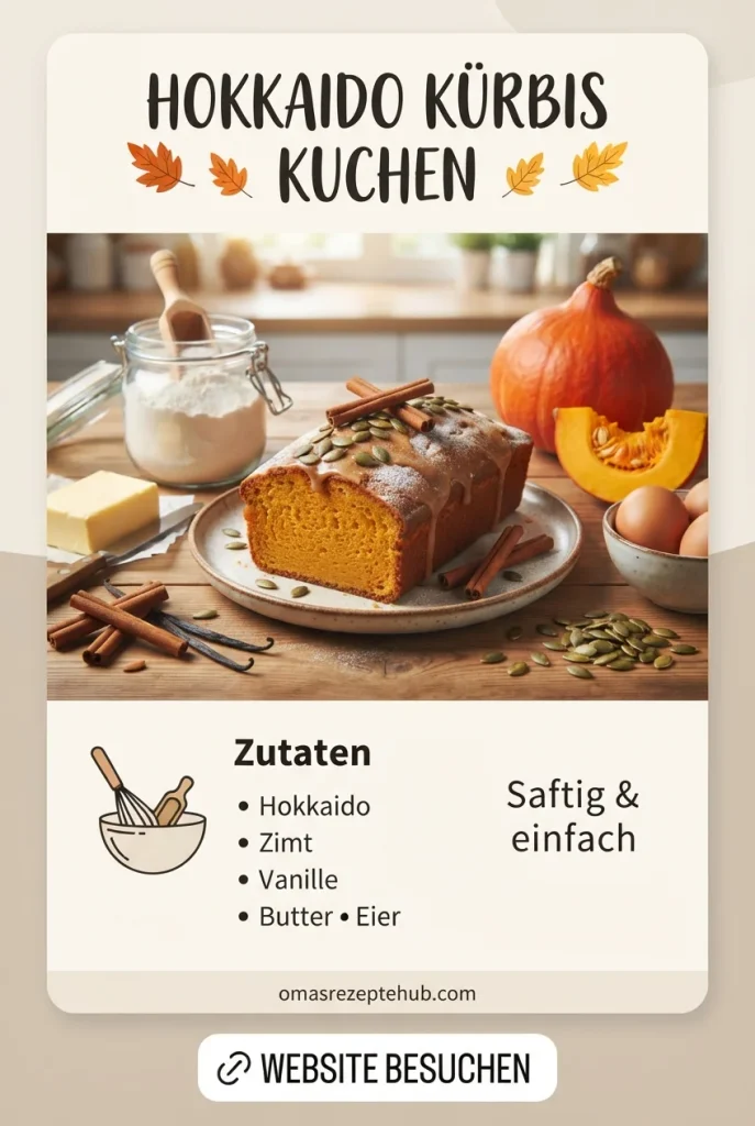 Hokkaido Kürbis Kuchen