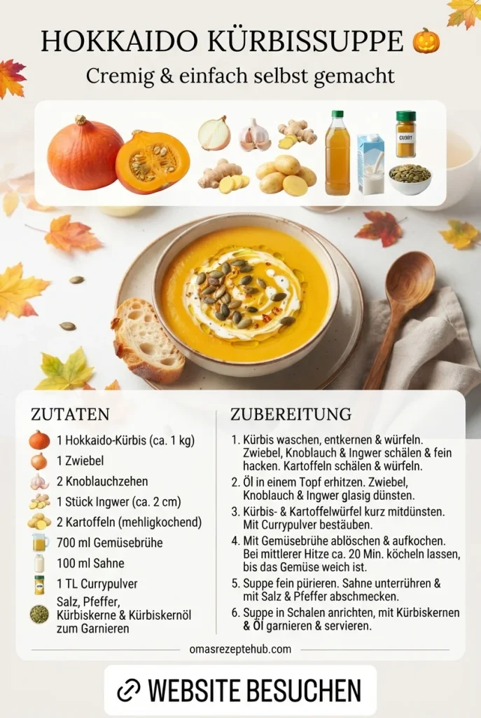 Hokkaido Kürbissuppe