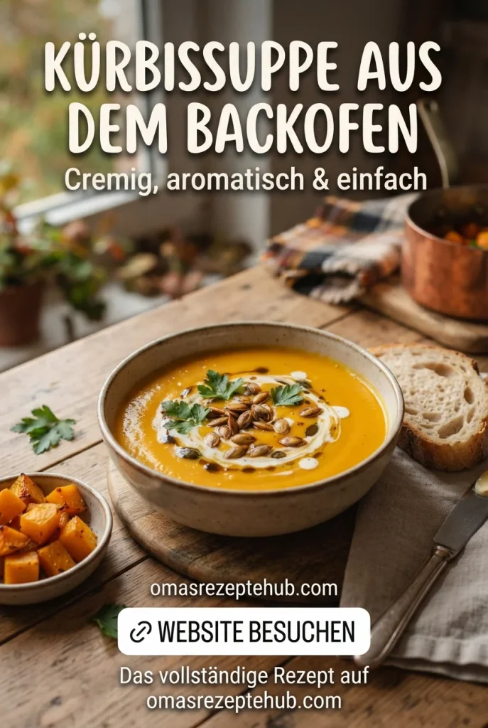 Kürbissuppe aus dem Backofen