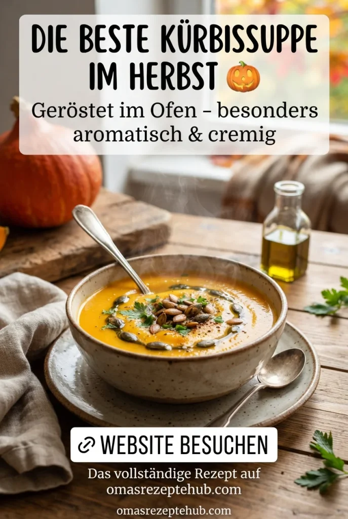 geröstete Kürbissuppe
