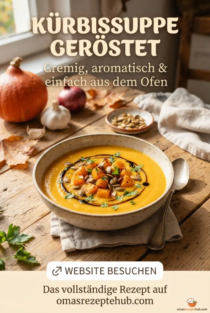 geröstete Kürbissuppe