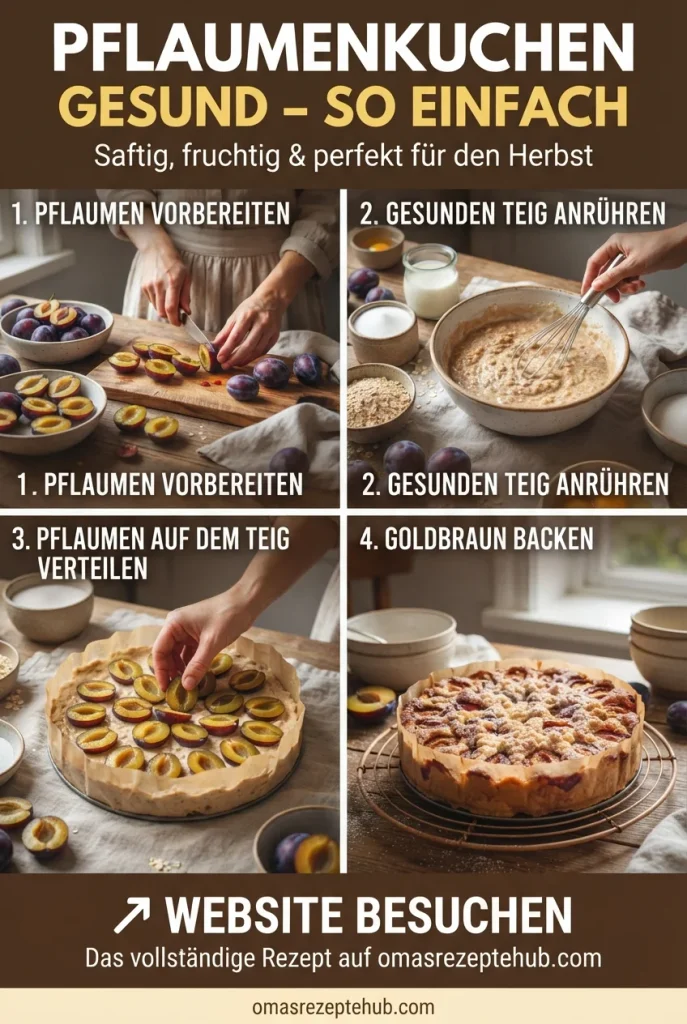 gesunder Pflaumenkuchen