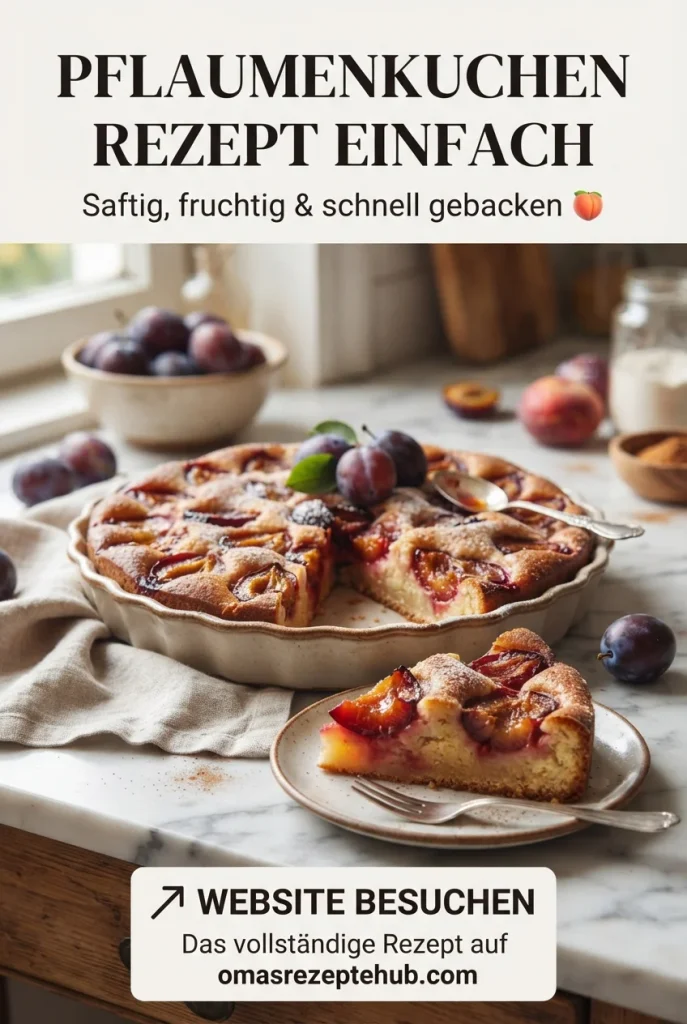 Pflaumenkuchen Rezept einfach
