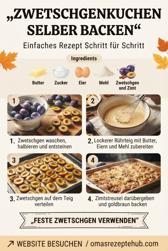 zwetschgenkuchen einfach