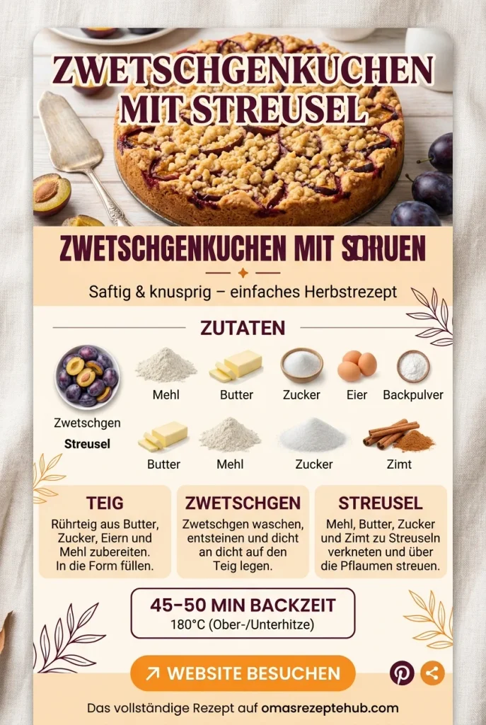 zwetschgenkuchen mit streusel