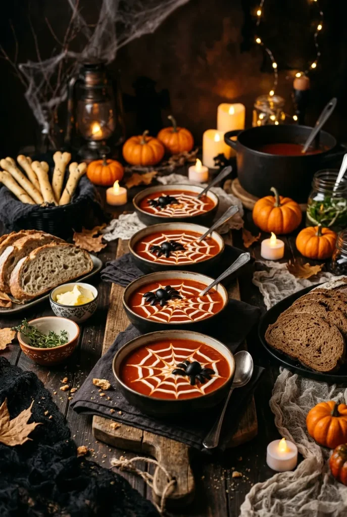Blutige Tomatensuppe Halloween