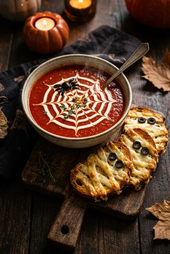 Blutige Tomatensuppe Halloween