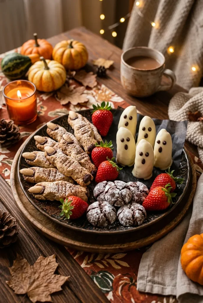 Gruseliges Fingerfood Buffet