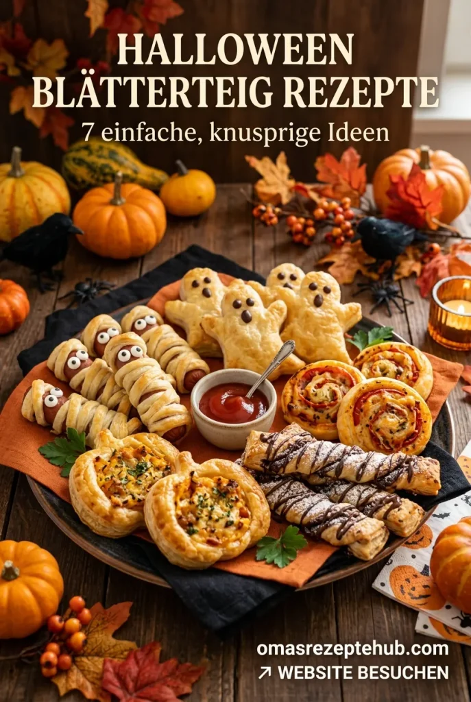 Halloween Blätterteig Rezepte
