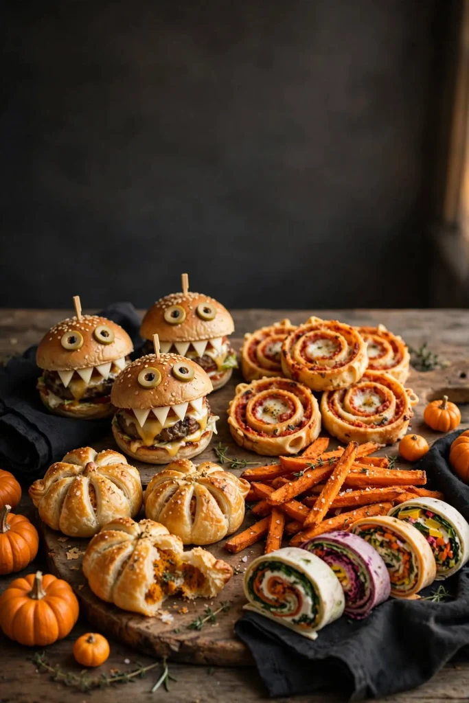 15 herzhafte Halloween Fingerfood Ideen – einfache Snacks fürs Party-Buffet