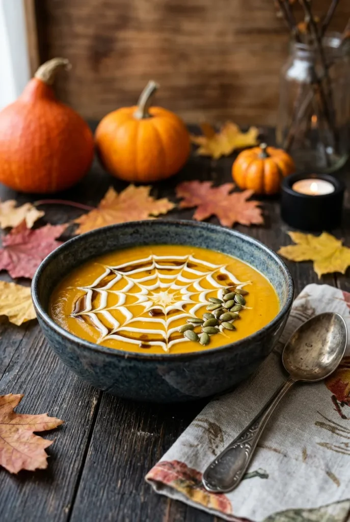 Halloween Kürbissuppe gruselig